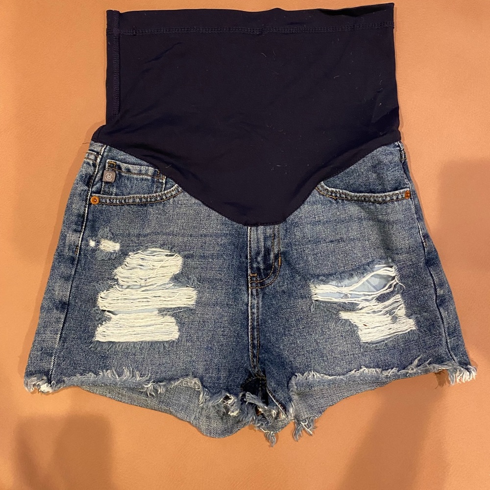 PinkBlush Maternity Shorts - small